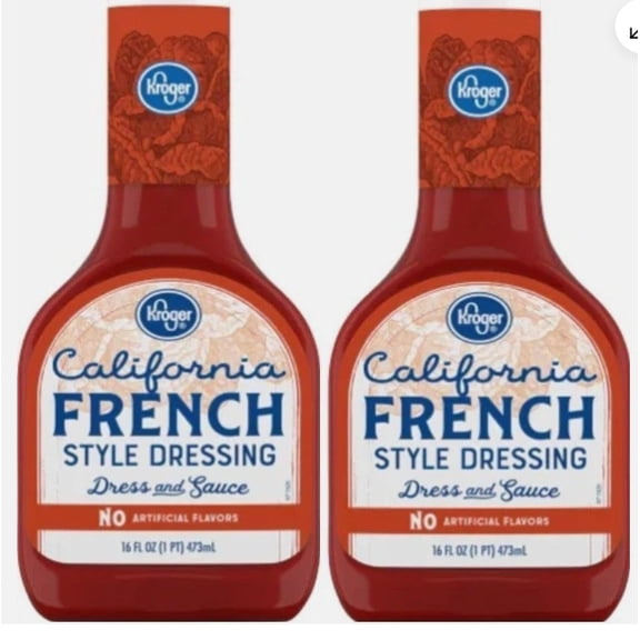 California French Style Salad Dressing, 2 Bottles, 16 oz