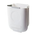 thumbnail image 2 of AuroraX Stylish Kitchen Trash Can Multiple Sizes Hanging White Garbage Can Contemporary Plastic Garbage Bin for Compact Spaces, 2 of 6
