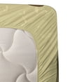 thumbnail image 4 of Ambesonne Retro Fitted & Top Sheet Set with Sham, Owl Sitting on Branch, Brown Cream Teal, 4 of 5