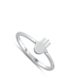 thumbnail image 4 of Hand Toe Ring Modern Wholesale Ring .925 Sterling Silver Band Jewelry Female Male Unisex Size 6, 4 of 4
