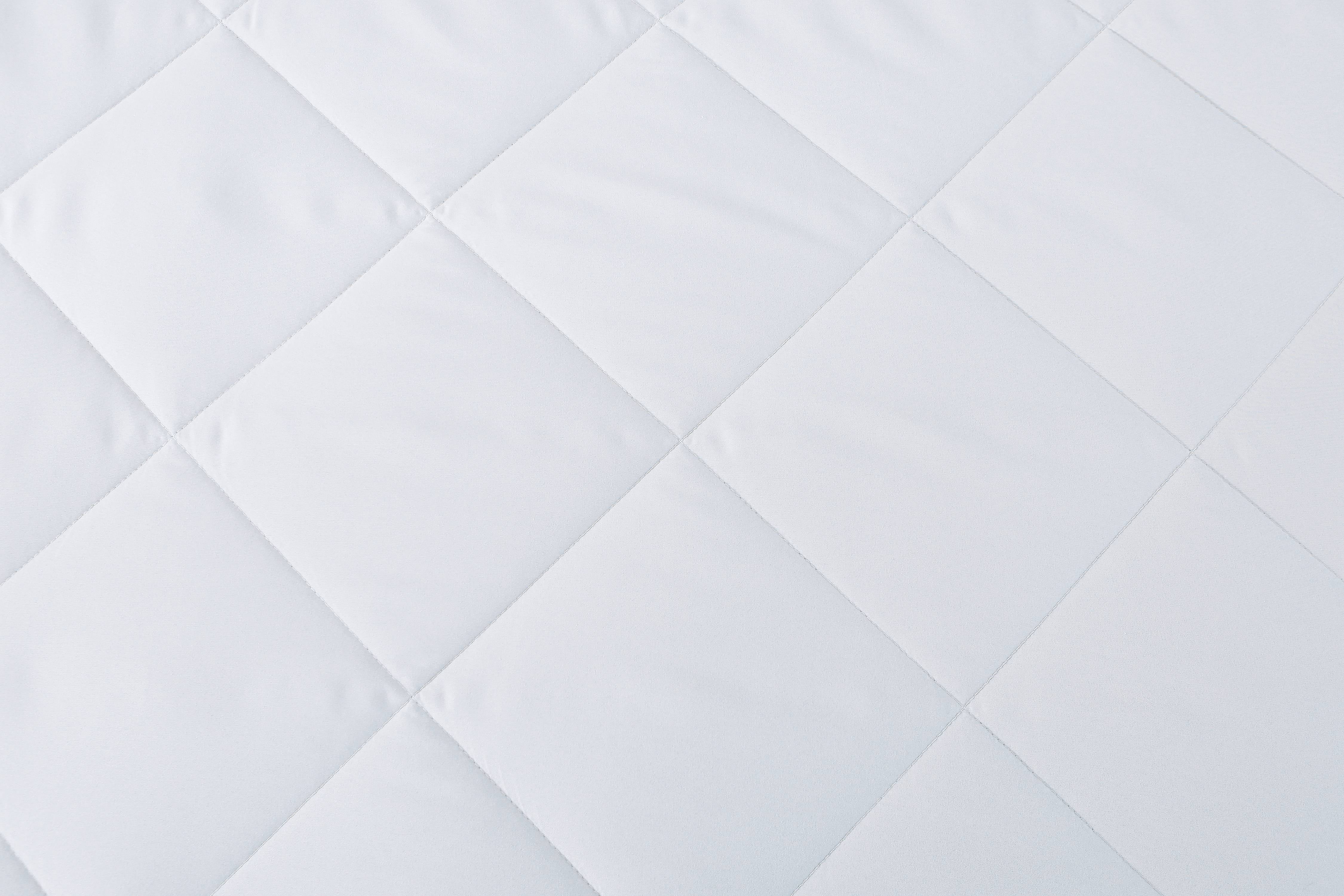 St. James Home Soft Cover Nano Feather Filled Blanket, White, Full/Queen