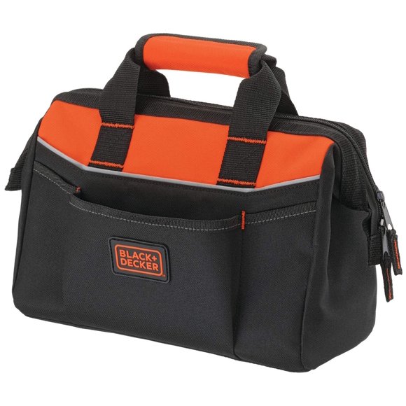 Bolsa de herramientas BLACK+DECKER BDST500001APB de 30 cm con bolsillos y trabillas