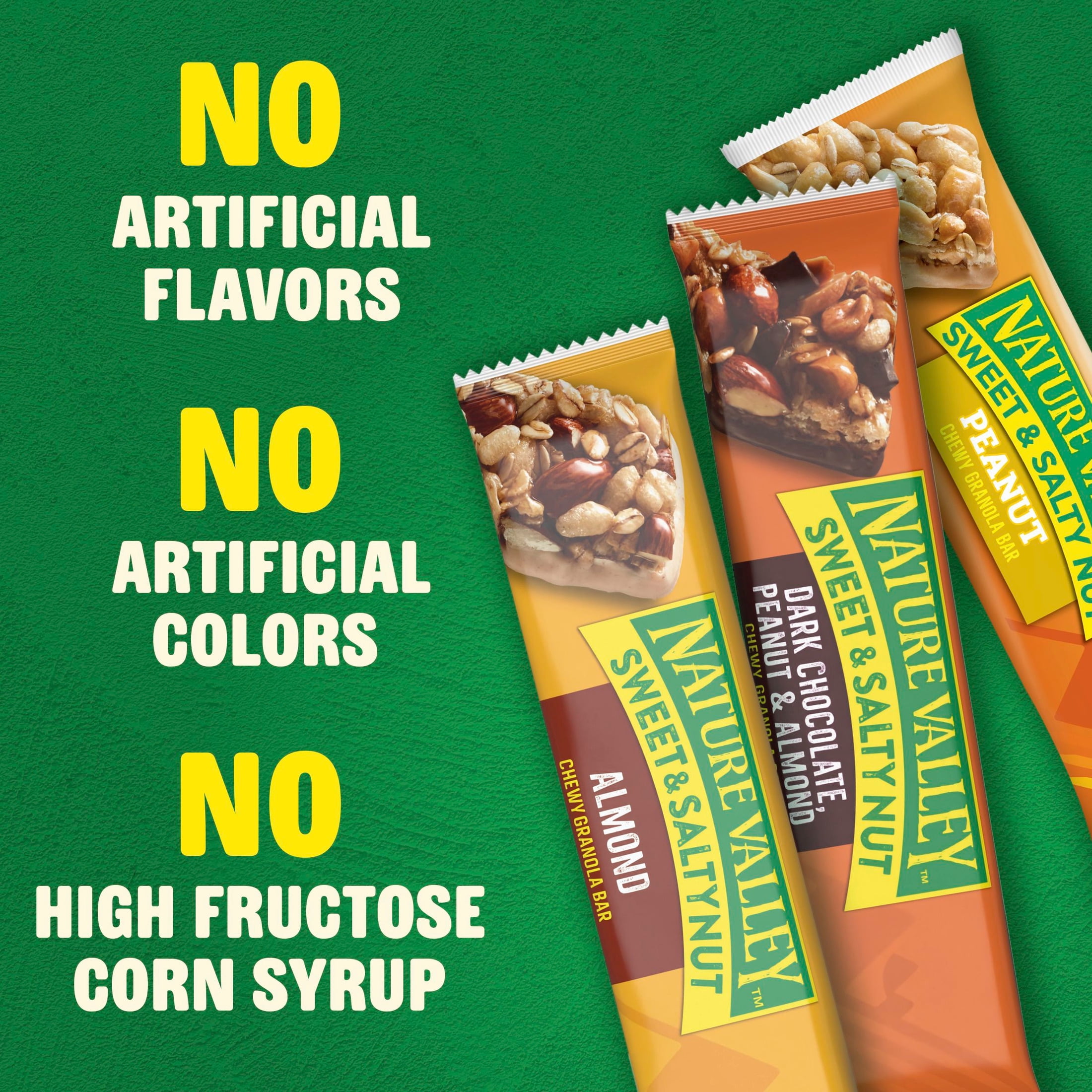 (3 pack) Nature Valley Sweet and Salty Nut Granola Bars, Variety Pack, 15 Bars, 18 oz
