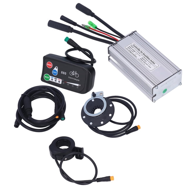 Kit De Conversión De Bicicleta Eléctrica ANGGREK Reemplazo De Carcasa De Aleación De Aluminio 36V/48V 500W