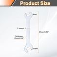 thumbnail image 2 of Llave de doble boca delgada Uxcell 10pcs 8mm x 10mm Spanners métricos, 2 of 7