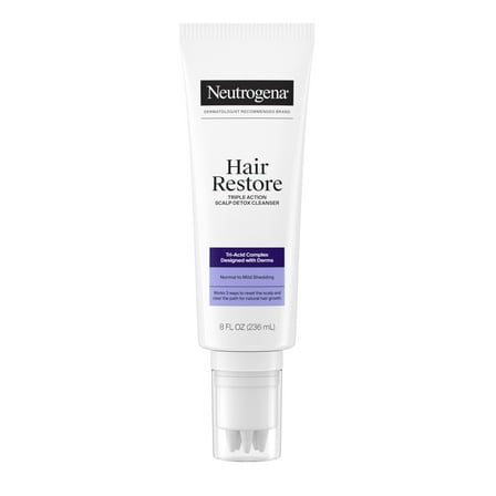 Neutrogena Hair Restore Triple Action Scalp Detox Cleanser, 8 fl. oz