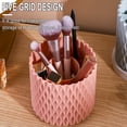 thumbnail image 2 of LanChuBo Large Capacity Cosmetic Storage Bucket Portable Makeup Brush Holder for Travel, Vanity & Countertop Organization, 2 of 4