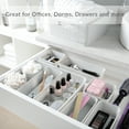 thumbnail image 4 of Simplify 5 Pack Multi-Sized Plastic Organizing Storage Basket Set, White, 4 of 9