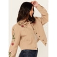 thumbnail image 3 of Idyllwind Women's Yancey Embellished Lightweight Jacket Sand   US, 3 of 4