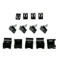 thumbnail image 6 of New Front Bumper Grille Grill Agate Black For Ford F150 F-150 2021 2022 2023 Models, W/Black Insert, No Emblem, 6 of 13