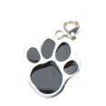 thumbnail image 1 of Greeniant Colgantes Pies de animales Colgante ligero de acero inoxidable Ocho colores Hebilla de metal Accesorio de joyería impermeable DIY Ropa para mascotas Negro Greeniant PT004616-04, 1 of 6