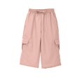 thumbnail image 1 of GDREDA Boy’s Pants Boy's Spring And Summer Street Leisure Sports Pocket Drawstring Stretch Waist Color Cargo 7 Division Of Labor Pants, 1 of 7