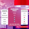 thumbnail image 4 of Enduro Max Advanced Formula Pills All Natural Vitamin Supplement EnduroMax 60 Capsules, 4 of 8