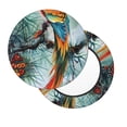 thumbnail image 2 of Disketp Exotic Birds Forest Stool Covers Round, Super Soft Round Bar Stool Cushion Covers Seat Cushion - {sizeName}-13 inch, 2 of 7