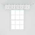 thumbnail image 2 of Ambesonne Animal Valance Pack of 2, Snail Mushroom Herbs Art, 54"X12", White Charcoal Grey, 2 of 4