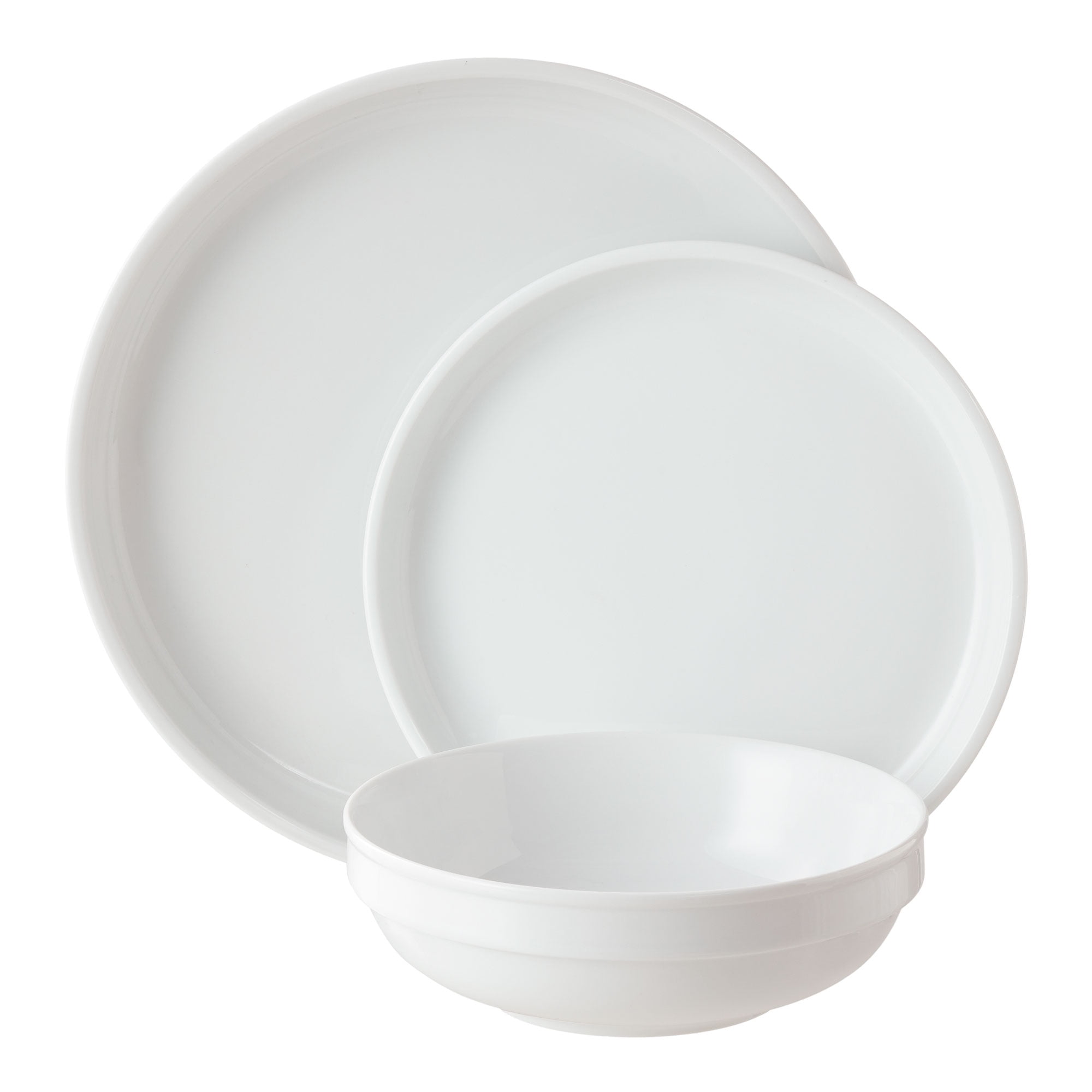 Stacked Seger White Dinnerware Set, Better Homes And Gardens Dinnerware Patterns