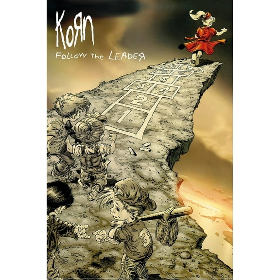Korn - Music Poster (Follow The Leader - Album Cover) (Size: 24" x 36")