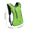 thumbnail image 3 of Rewenti 2L Hydration Backpack for Hiking Cycling Running Water Bladder Backpack with Leak Proof Breathable Mesh Reflective Strips, 3 of 6