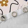 thumbnail image 4 of jejeloiu Tropical Botanical Monstera Black Out Curtains,Rustic Plant Leaves Curtains Pack of 2 (42x63 Each),Brown Blue Lightpink Bedroom Curtains For Girls Kids,Microfiber Bedroom Decor, 4 of 6