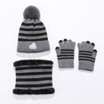 thumbnail image 1 of Gorros de punto para niños de otoño e invierno, bufandas, guantes, gorros con copos de nieve, gorros con estampado de coches de dibujos animados, para mantenerse abrigados, 1 of 6