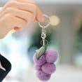 thumbnail image 4 of Cute Grape Backpack Ornament - Small Grape Key Chain Pendant for Accessory Lovers - Unique Fruit Pendant for Style, 4 of 6