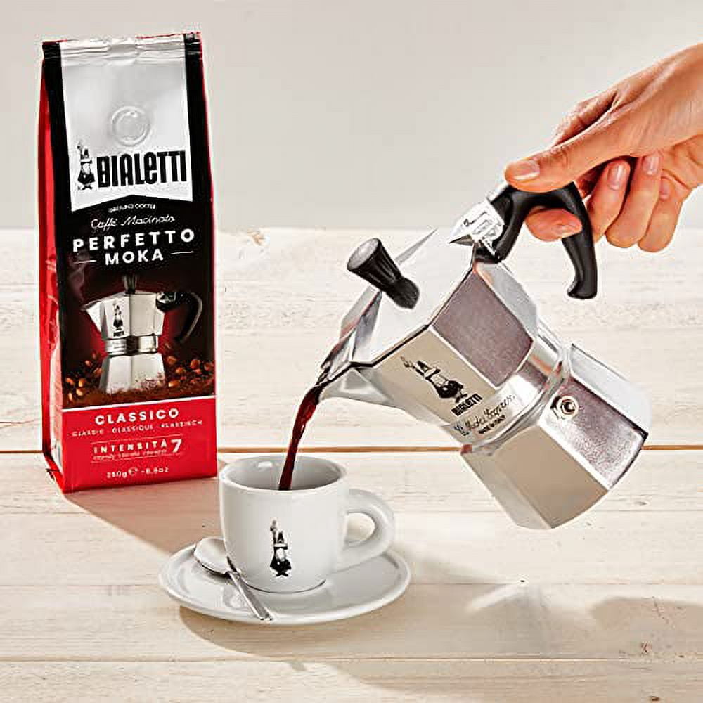 Bialetti 06857 1161 Moka Express Export Espresso Maker, Silver -1