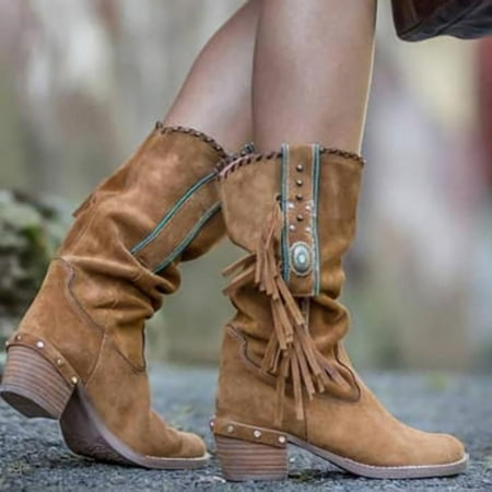 

Medium Boots Thick Heels Martin Boots Women s Boots