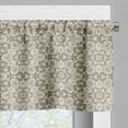 thumbnail image 5 of Ambesonne Vintage Valance & Curtain, Medieval Flowers Swirls, 55"x24", Tan White, 5 of 6