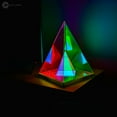 thumbnail image 6 of Infinity Pyramid - Infinite Modern Lighting. Multicolor Acrylic Reflective Finish, Table Lamp., 6 of 8