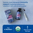 thumbnail image 3 of Mommy's Bliss Organic Baby Elderberry Drops, Immune Support with Vitamins, Prebiotics, Zinc & Organic Echinacea, Age 4 Months + 3 fl oz (36 Servings), 3 of 9