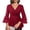 Red#women ruffle peplum blouse, variant on Moxiu Women's Dressy Elegant Ruffle 3/4 Sleeve Peplum Sparkly Layered Blouses Tops for Evening Party Cocktail Green,XL