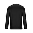 thumbnail image 6 of Men's Casual Solid Color Loose Fit Long Sleeve V-Neck Pullover Lightweight Breathable Top, 6 of 8