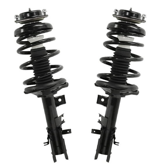 Detroit Axle - 4WD Front Struts for 1999-2001 Nissan Pathfinder 2001 INFINITI QX4, Quick Complete Struts with Coil Spring Assembly Replacement Suspension