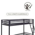 Mainstays Premium Metal Twin over Twin Bunk Bed, Blue