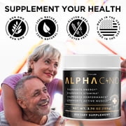 Alphacino Powder Advanced Formula Supplement to Support Active Lifestyle Alpha Cino 60 Servings