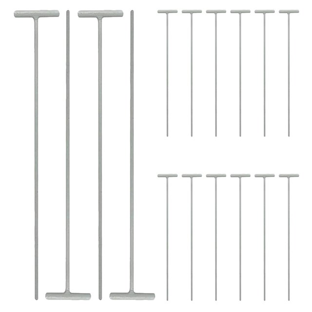 16 piezas de barras en T para puerta trampa unidireccional para palomas, puerta metálica para palomas, jaula para pájaros, puerta de entrada para palomas mensajeras.