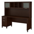 thumbnail image 1 of Somerset 72W Office Desk with Drawers and Hutch - Engineered Wood, 1 of 7