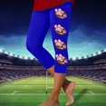 thumbnail image 1 of WILLBEST Leggings Deportivos Informales con Estampado de Rugby para Mujer, Pantalones de Yoga de Cintura Alta, Mallas Capri Elásticas para Correr, Gimnasio Y Fitness (1981) Chica, 1 of 3