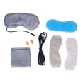 thumbnail image 2 of Electric Heated Eye Pad, USB Silk Eye Patch, 3 Temperature Levels, 60 Minute Auto Timer, Portable Eye Massager for Deep Sleep, Eye , Travel, Dry Eyes, Eye Fatigue Relief, 2 of 8