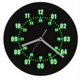 thumbnail image 5 of 12/24 Hour Display Clock 10" BLACK Military Time Wall Clock With Remote Decor US For A Home, Bedroom, Living Room, Office, Hotel, 5 of 14