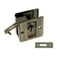 thumbnail image 2 of Idh by St. Simons 25411-005 Solid Brass Pocket Privacy Pull, Antique Brass, 2 of 2