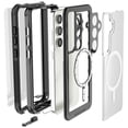 thumbnail image 3 of . Funda GHOSTEK Mag Nautical Clip para Samsung S25 PLUS Transp Negra contra agua, 3 of 9