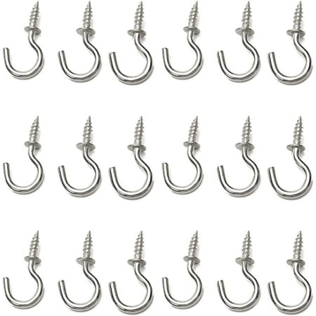 

80Pcs 0.79 Length Ceiling Cups Hooks