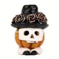 thumbnail image 2 of Adorno de resina Fiudx forma de cabeza de calabaza para Halloween, 2 of 5