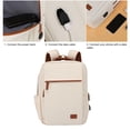 thumbnail image 4 of BIMZUC 20‑35L Waterproof Travel Backpack with USB Port, 16‑inch Laptop Compartment, Sponge Shoulder Straps, Suitcase Strap, 180° Opening, 4 of 7