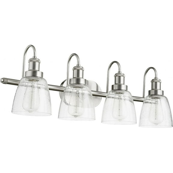 Quorum Lighting - Four Light Vanity - 4 Light Bath Vanity in Transitional style