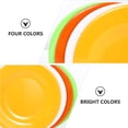 thumbnail image 2 of IBASETOY Plates for Dining Safe and Healthy with Assorted Colors and Imitation Porcelain Look 4 Pieces, 2 of 8