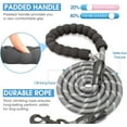 thumbnail image 2 of Reflective Traction Rope Multi-color Nylon Round Rope Large and Medium-sized Explosion-proof Dog Rope Foam Handle Traction Belt, 2 of 6