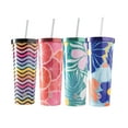 thumbnail image 3 of (2 pack) TAL Stainless Steel Ivy Tumbler with Straw 24oz, Rainbow, 3 of 10