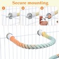 thumbnail image 4 of SHISUYAN 3 Pcs Bird Perch Rope Parrot Cotton Rope Swing Bird Perch Rope For Cage Parrot Climbing Rope Bird Play Stand For Cockatiel Parakeet, 4 of 8
